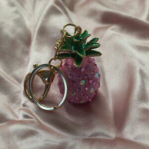 Jeweled Pineapple Key Chain